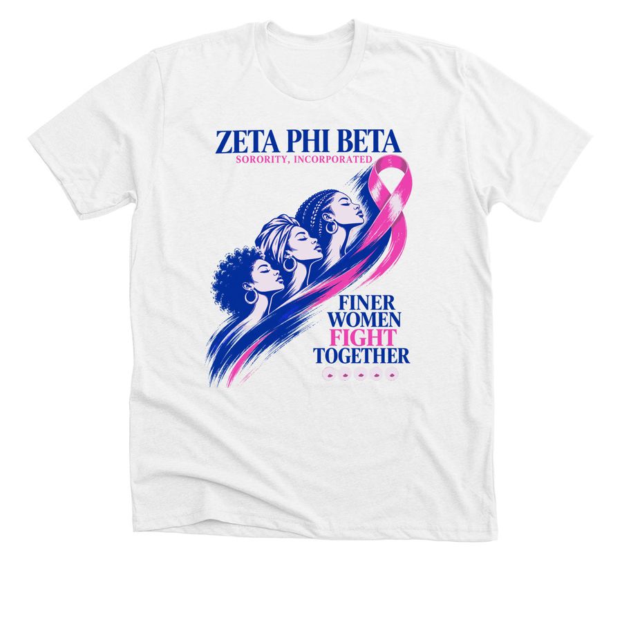 TYZ Breast Cancer Walk!&nbsp;, a Solid White Blend Premium Unisex Tee