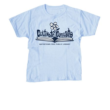 Cultivate Curiosity T, a Light Blue Youth Unisex Tee