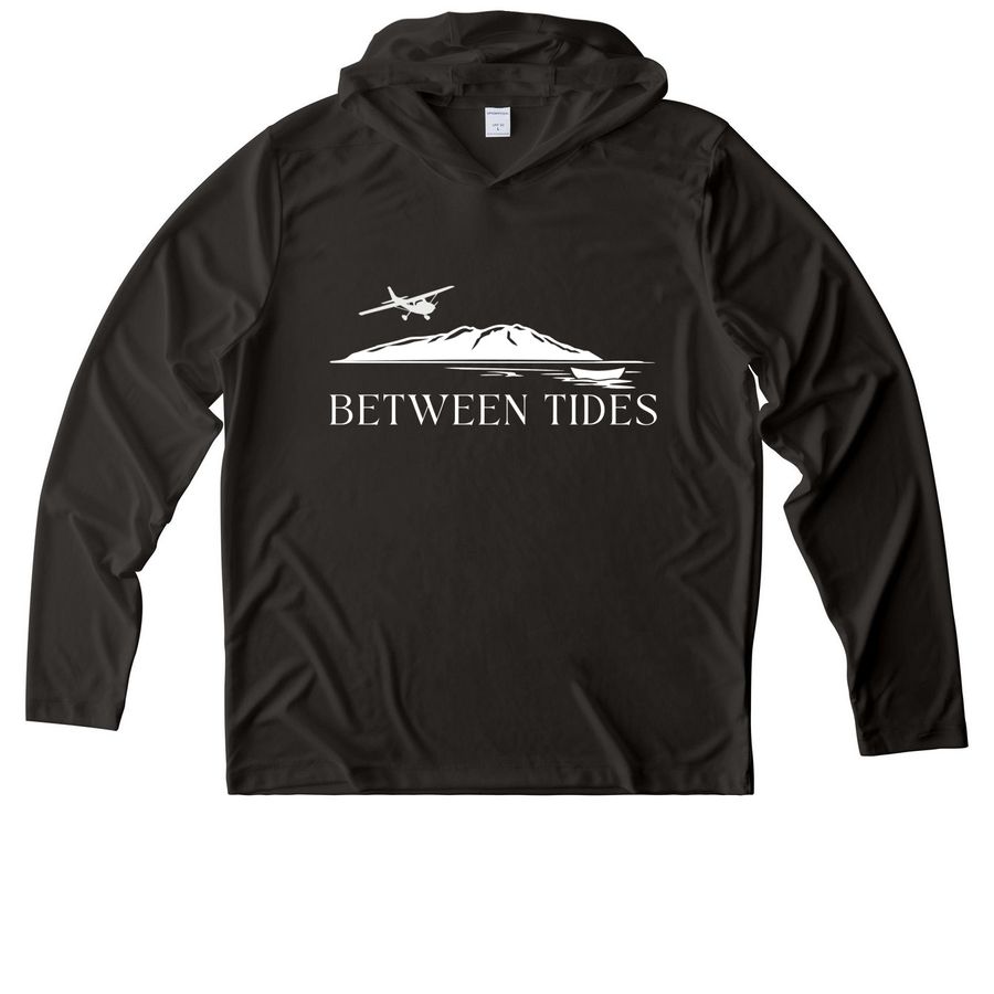 Anchorage Shirt, a Black UV Performance Long Sleeve Hoodie