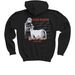 6Ten June, a Black Youth Pullover Hoodie (back-view)