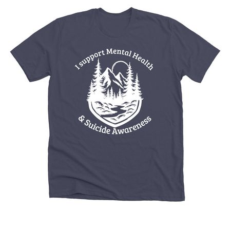 All proceeds from this shirt for Charity, a Heather Midnight Navy Premium Unisex Tee