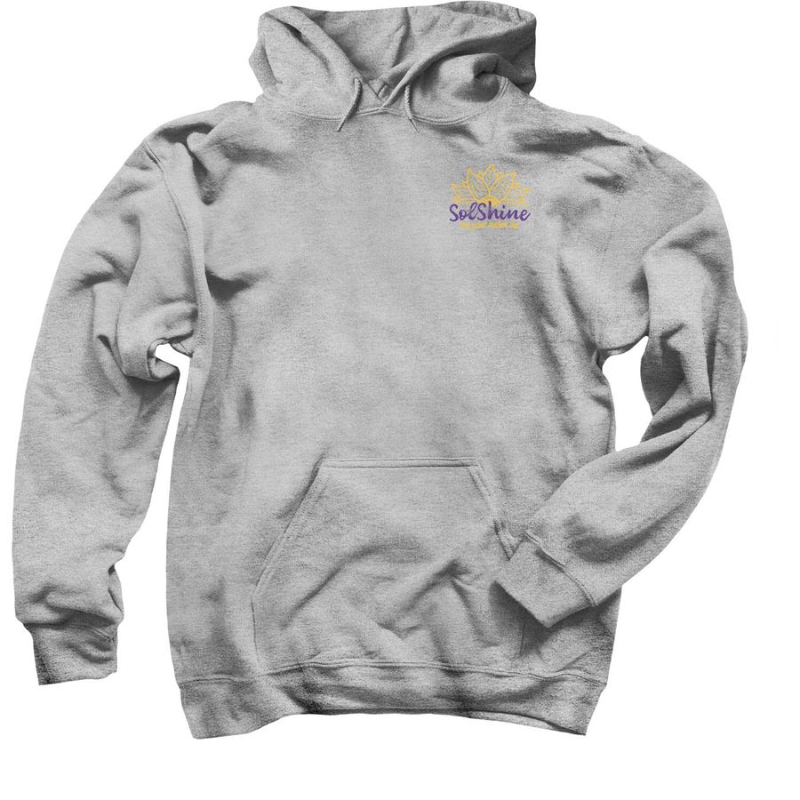 PurpleF/WhiteB/Hood/Crew/Adult/Youth/Pocket, a Sport Grey Pullover Hoodie