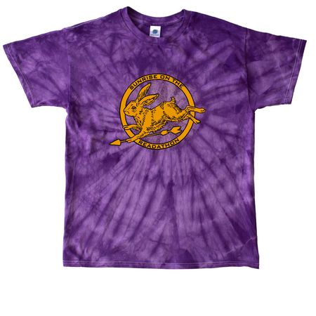 Sunrise on the Readathon 2026, a Purple Classic Tie Dye Tee
