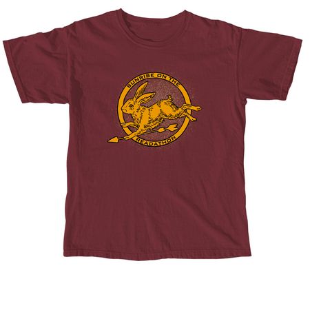 Sunrise on the Readathon 2026, a Brick Comfort Colors Unisex Tee