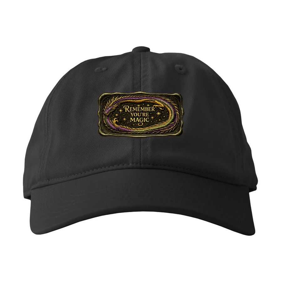 Magic Hat, a Black Printed Eco Baseball Cap