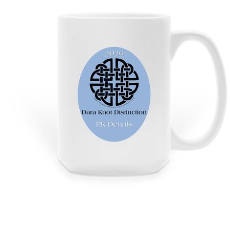 Dara Knot Distinction, a White Large Coffee Mug