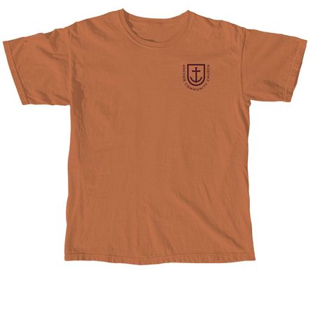 "Abide, Embark" Shield Logo Comfort Colors T, a Yam Comfort Colors Unisex Tee