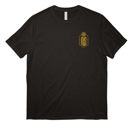 Deadlock Night Shift Shirt, a Deep Black All-American Unisex Tee