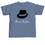 Wren Alden Mysteries, a Blue Jean Comfort Colors Unisex Tee (back-view)