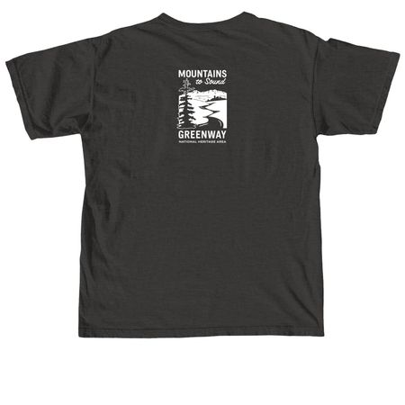 Wild & Scenic, a Pepper Comfort Colors Unisex Tee (back-view)