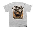 Low and Slow, a Sport Grey Youth Unisex Tee (back-view)