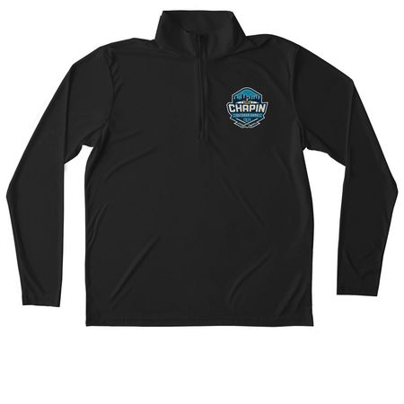 COG Activewear, a Black Unisex Performance Quarter Zip Pullover