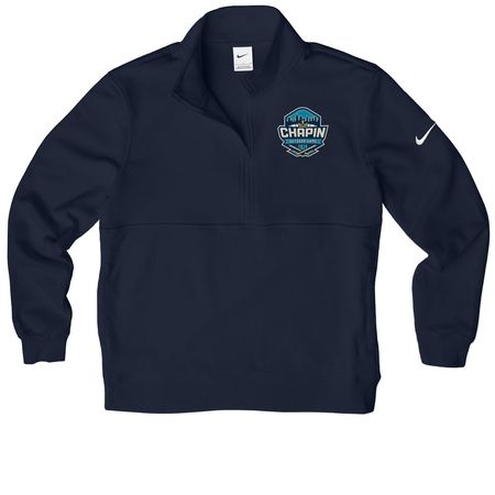COG Activewear, a Midnight Navy Nike Club Fleece Half Zip Pullover