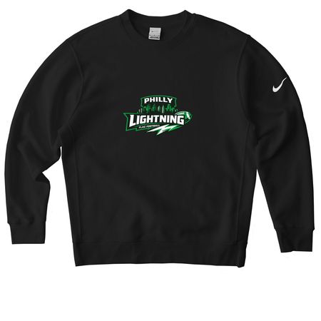 Lightning Nike Fleece, a Black Nike Club Fleece Crewneck Sweatshirt