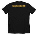 Bat Hal Kanye 2026 tee, a Solid Black Blend Premium Unisex Tee (back-view)