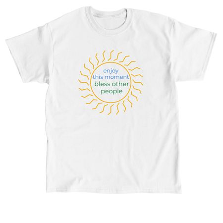 six words, a White Classic Unisex Tee