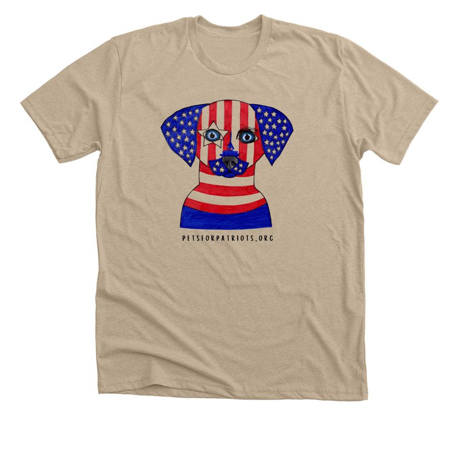 Taylum's Tees ? Gone to the Dogs!, a Heather Tan Premium Unisex Tee