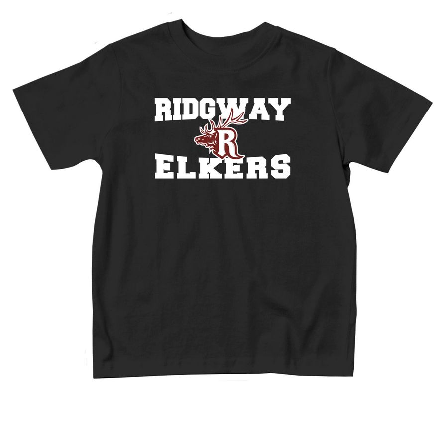 PTO Mini Elker Gear, a Black Toddler Tee