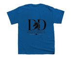 Dilly Dolly, a Royal Blue Youth Unisex Tee (back-view)