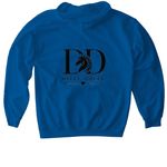 Dilly Dolly, a Royal Gildan Softstyle Pullover Hoodie (back-view)