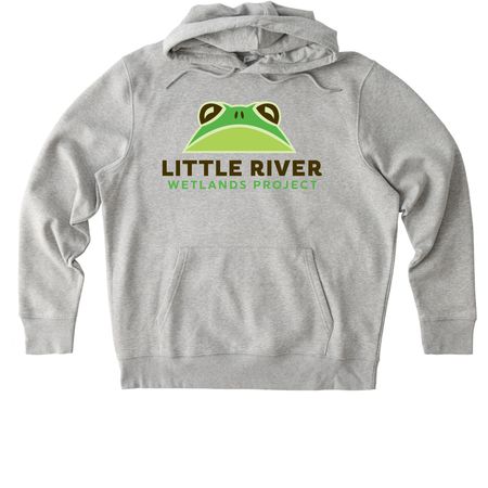 LRWP MEMBER, a Heather Grey Stanley/Stella Unisex Cruiser 2.0 Pullover Hoodie