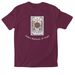 The Crocheter Tarot Card., a Maroon Softstyle Cotton Tee