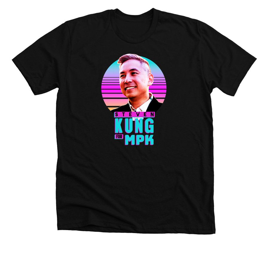 The 80's, a Solid Black Blend Premium Unisex Tee