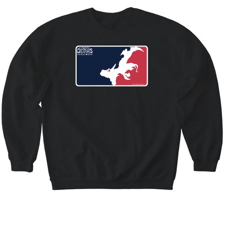 ECL LOGO, a Black Softstyle Crewneck Sweatshirt