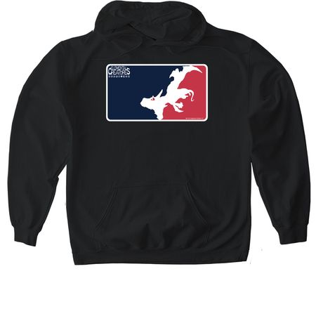 ECL LOGO, a Black Gildan Softstyle Pullover Hoodie