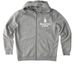 Brighton Logo Zip-Ups (Neutral) TP, a Heather Grey Stanley/Stella Unisex Cultivator 2.0 Zip Up Pullover Hoodie