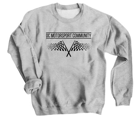 DC Motorsport Community - Pit Crew, a Sport Grey Crewneck Sweatshirt