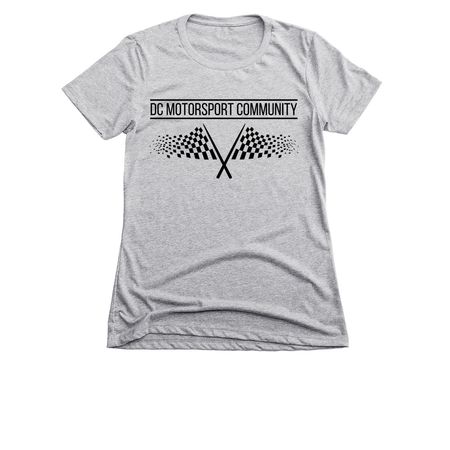 DC Motorsport Community - Pit Crew, a Dark Heather Grey Women's Slim Fit Tee