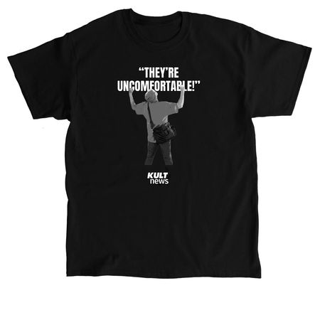 "They're Uncomfortable", a Black Classic Unisex Tee