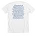 October Awareness Shirts Batch 38, a Solid White Blend Premium Unisex Tee (back-view)