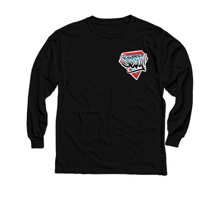 Super Sevy: Brave Brain Tumor Fight, a Black Youth Long Sleeve Tee