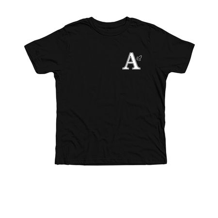 A.&nbsp;, a Solid Black Blend Premium Youth Tee