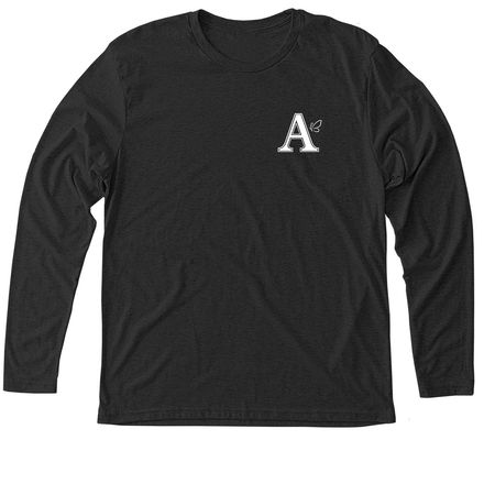 A.&nbsp;, a Vintage Black Triblend Long Sleeve Tee
