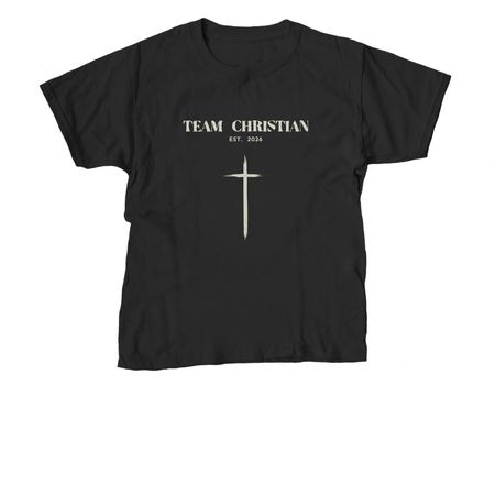 Team Christian (Exclusive Drop) - Dark, a Black Youth Unisex Tee