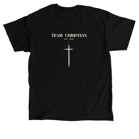 Team Christian (Exclusive Drop) - Dark, a Black Classic Unisex Tee