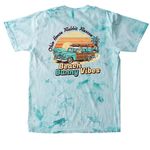 Beach Bunny Vibes, a Sea Glass Comfort Colors Colorblast Tee (back-view)