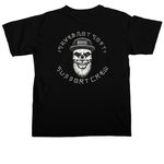 Saved Not Soft, a Black Comfort Colors Unisex Tee (back-view)