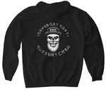 Saved Not Soft, a Black Gildan Softstyle Pullover Hoodie (back-view)