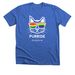Purride, a Heather True Royal Premium Unisex Tee