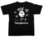 TheBoyNextDoor&nbsp;, a Black Comfort Colors Unisex Tee (back-view)