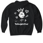 TheBoyNextDoor&nbsp;, a Black Gildan Softstyle Pullover Hoodie (back-view)