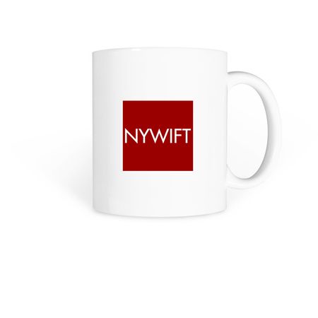 NYWIFT Logo Mugs, a White Coffee Mug