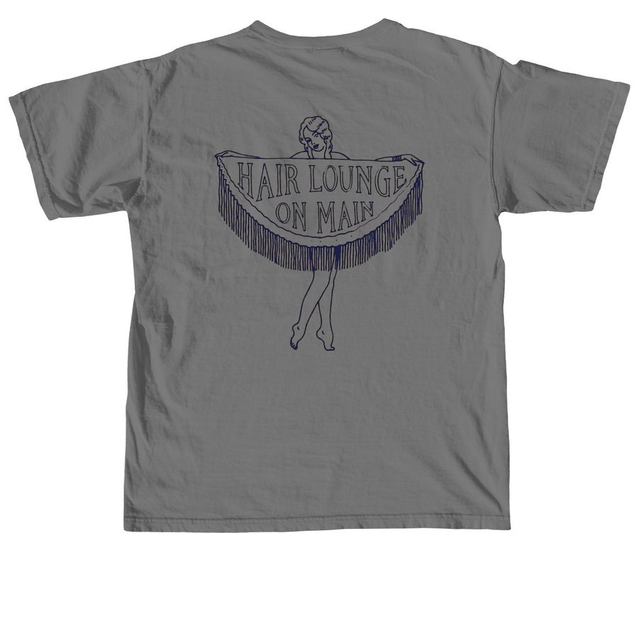 HL LADY&nbsp;, a Grey Comfort Colors Unisex Tee (back-view)