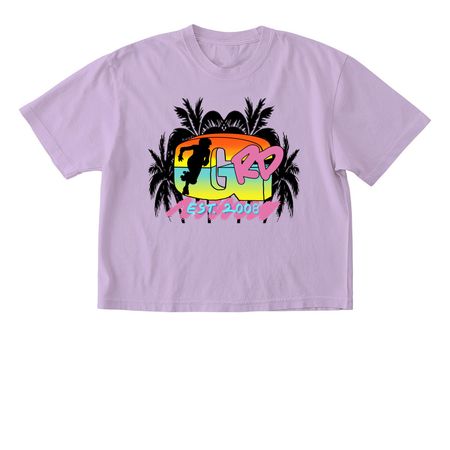 Cruisin' for a Bruisin', a Orchid Comfort Colors Boxy Tee