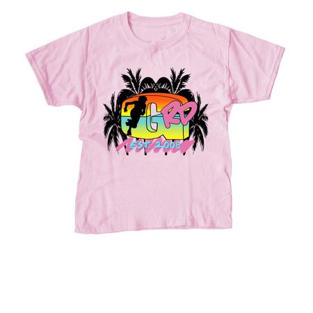 Cruisin' for a Bruisin', a Light Pink Youth Unisex Tee