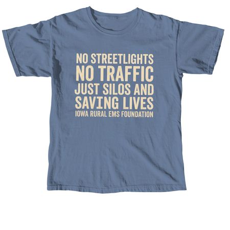Silos & Saving Lives&nbsp;, a Blue Jean Comfort Colors Unisex Tee